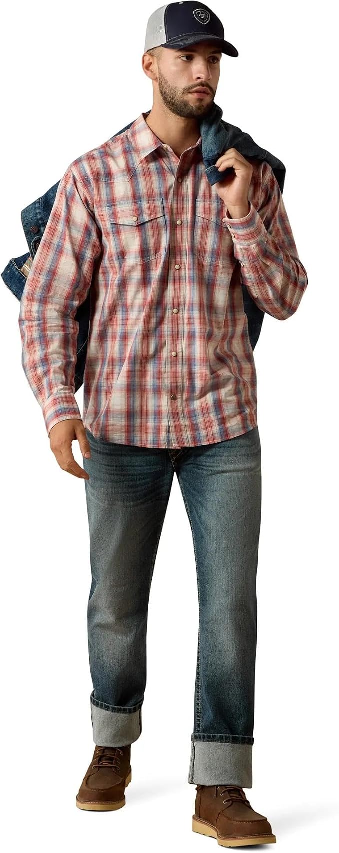 Ariat Men's Retro Hodge Fitted Snap Shirt, 10073580