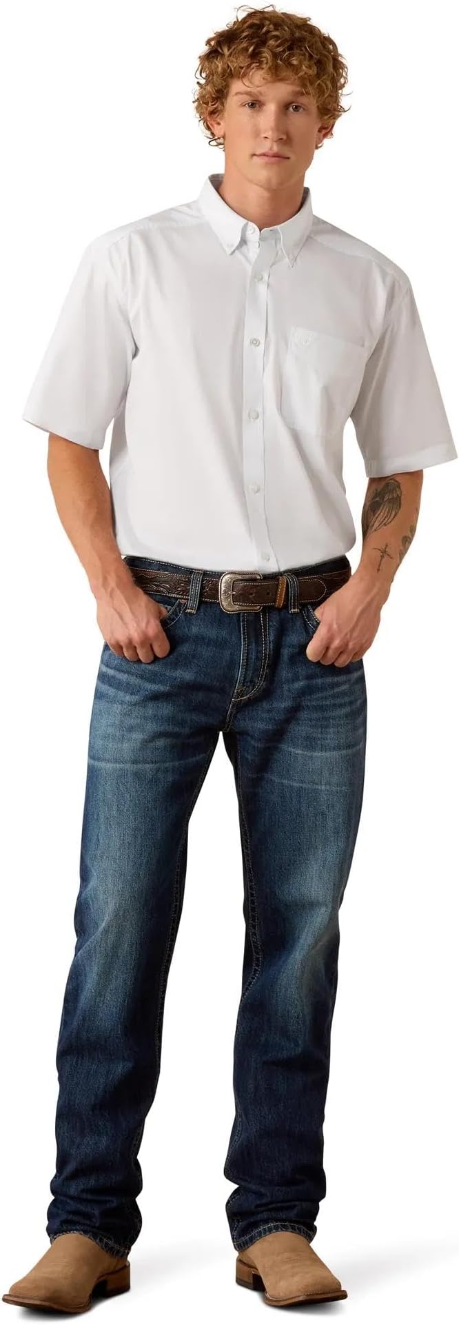 Ariat Men's Lightweight Twill Classic Fit Shirt, 10073615