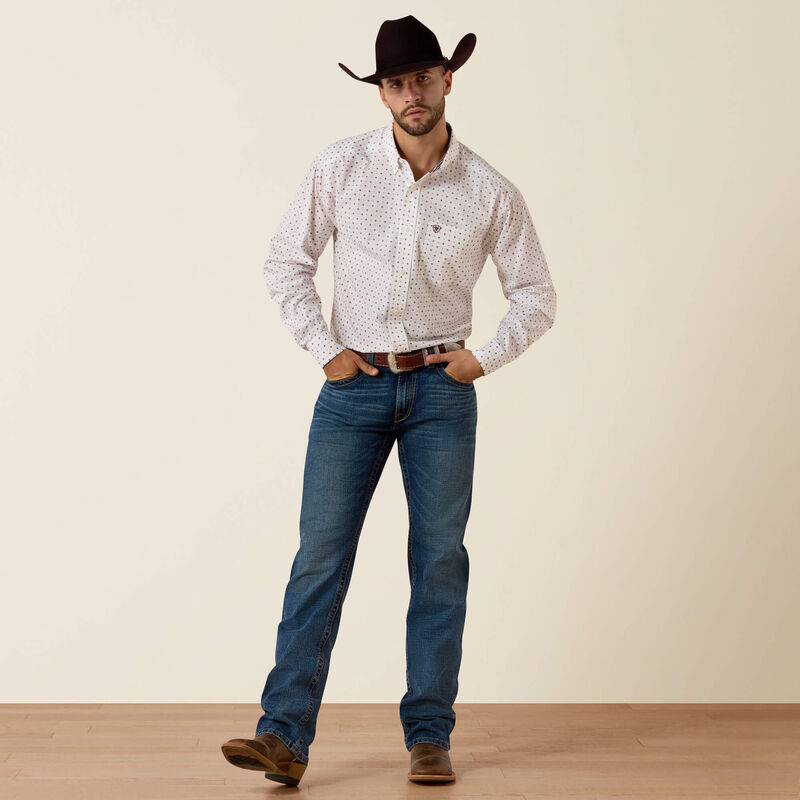 Ariat Men's Wrinkle Free Waverly Classic Fit Shirt, 10073681