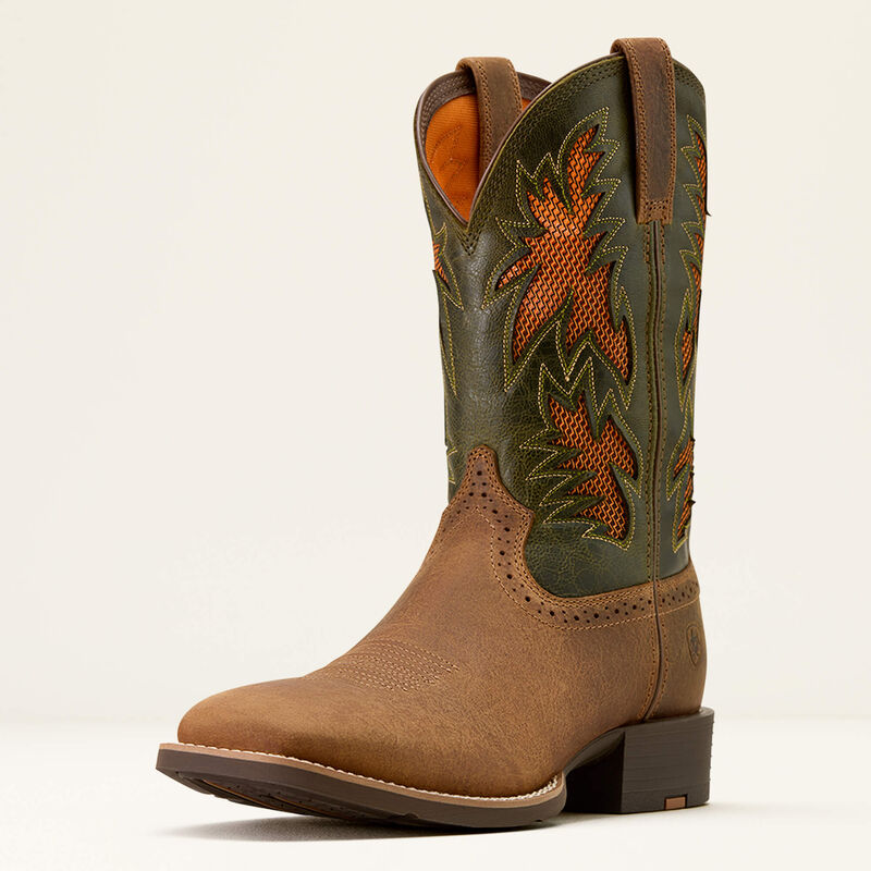 Ariat Men's Sport Cool VentTEK Wide Square Toe Cowboy Boot, 10074161