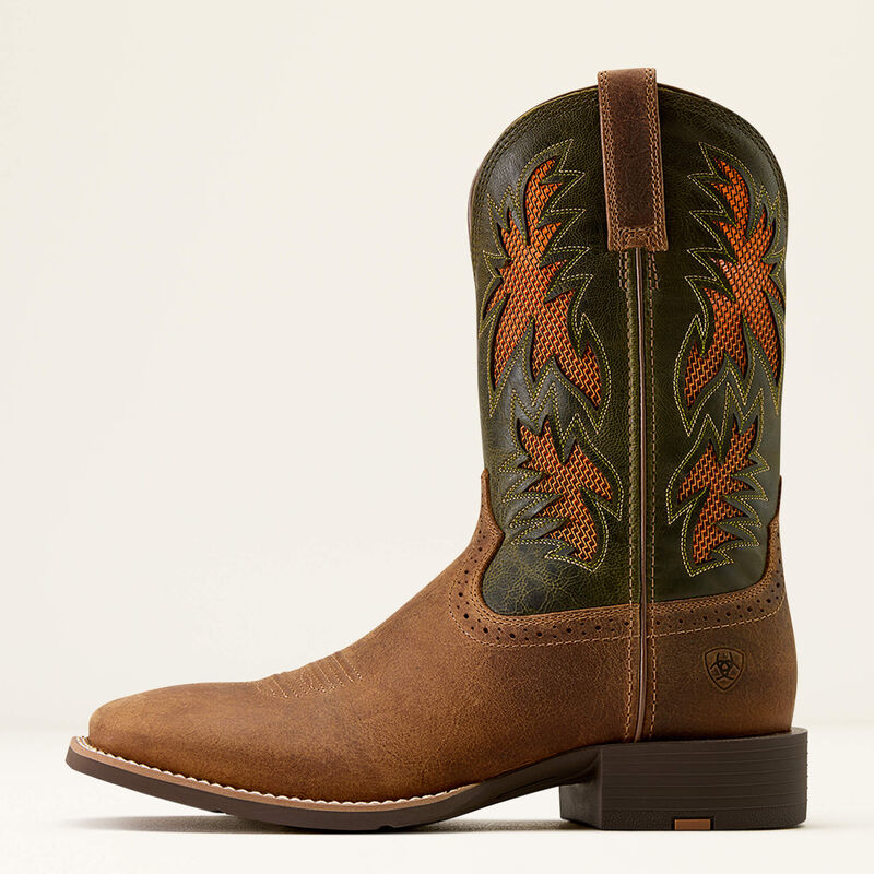Ariat Men's Sport Cool VentTEK Wide Square Toe Cowboy Boot, 10074161
