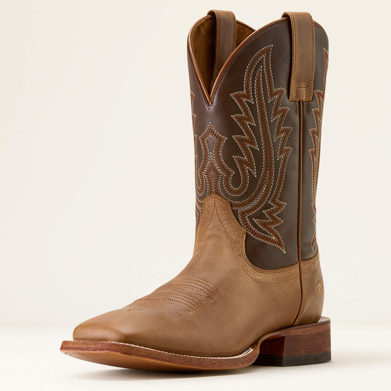 Ariat Men's County Roads Wide Square Toe Cowboy Boot, 10074250