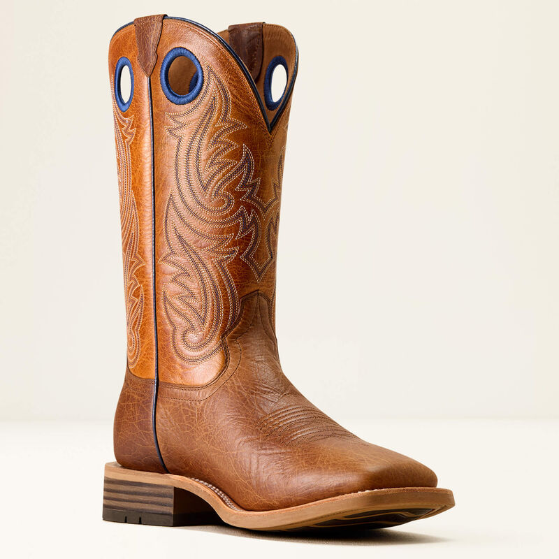 Ariat Men's Highland Toughstock Wide Square Toe Cowboy Boot, 10074256