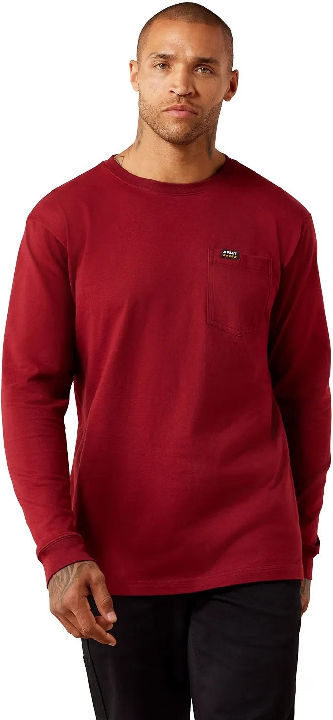 Ariat Men's Rebar Cotton Strong Pocket T-Shirt, 10078915