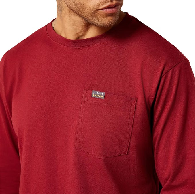 Ariat Men's Rebar Cotton Strong Pocket T-Shirt, 10078915
