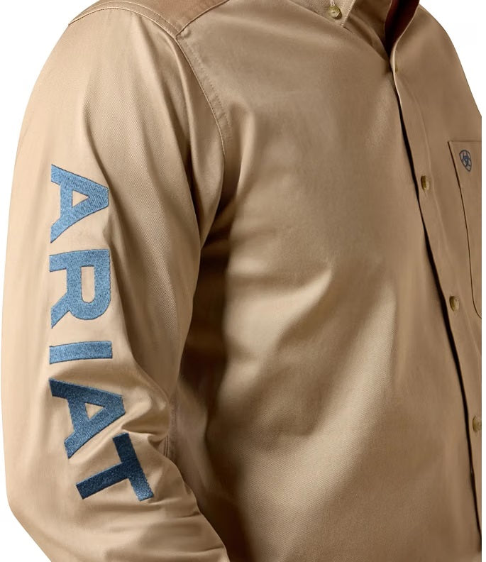 Ariat Men's Team Logo Twill Classic Fit Shirt, 10079478