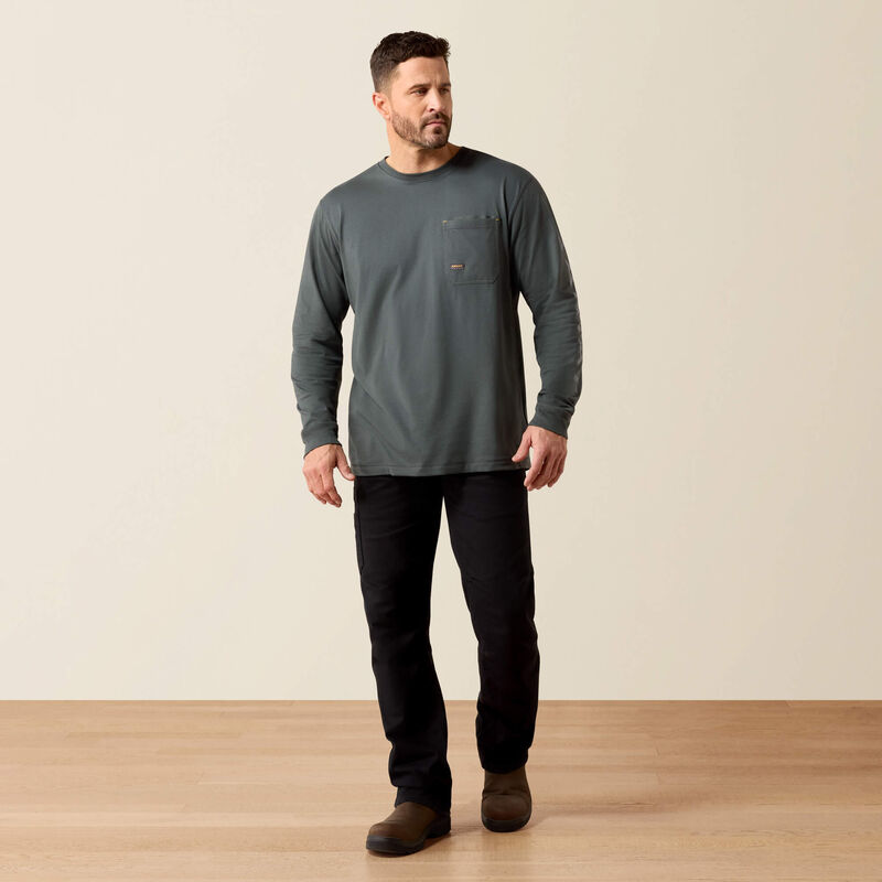 Ariat Men's Rebar Workman Bolt Skull T-Shirt, 10079774