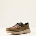 Ariat Men's Hilo Shoe Brown Bomber Eagle Print, 10080437