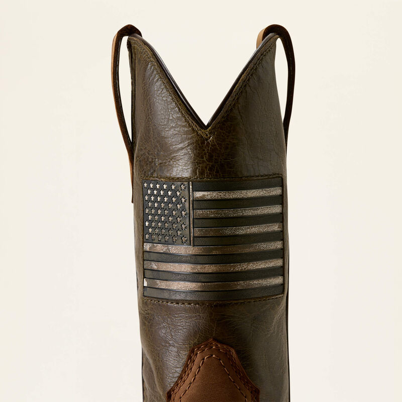 Ariat Men's Activator Patriot Wide Square Toe Steel Toe Work Boot, 10080468