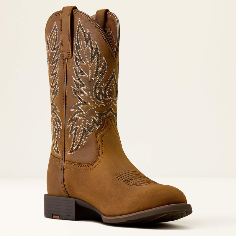 Ariat Men's Sport Stockman U Toe Cowboy Boot, 10080534