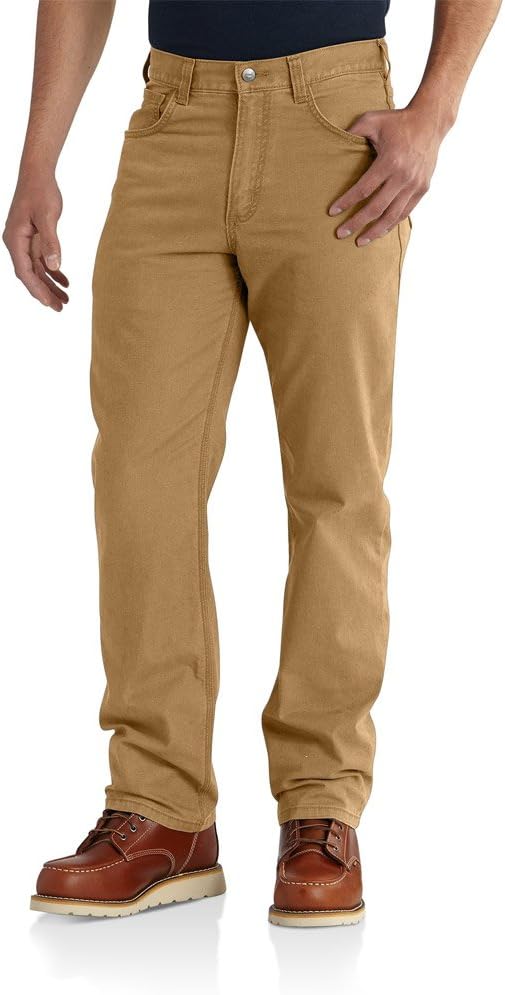 Carhartt Men's Relaxed Straight Rigby Pant, Hickory 102517-918