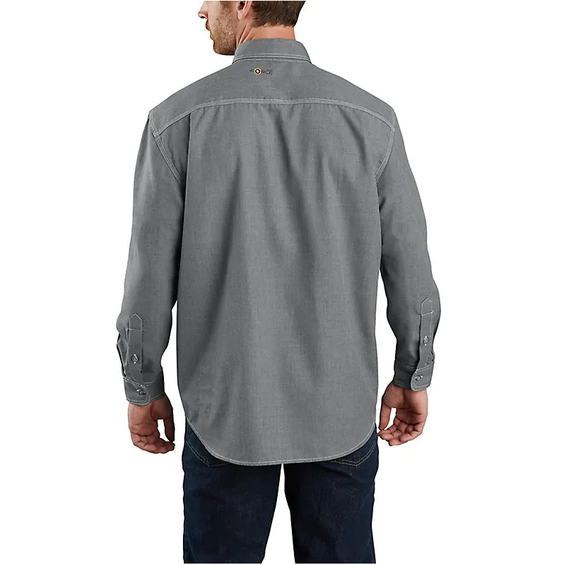 Carhartt FR Force Sun Defender™ LS Shirt, Steel Blue 104138-437