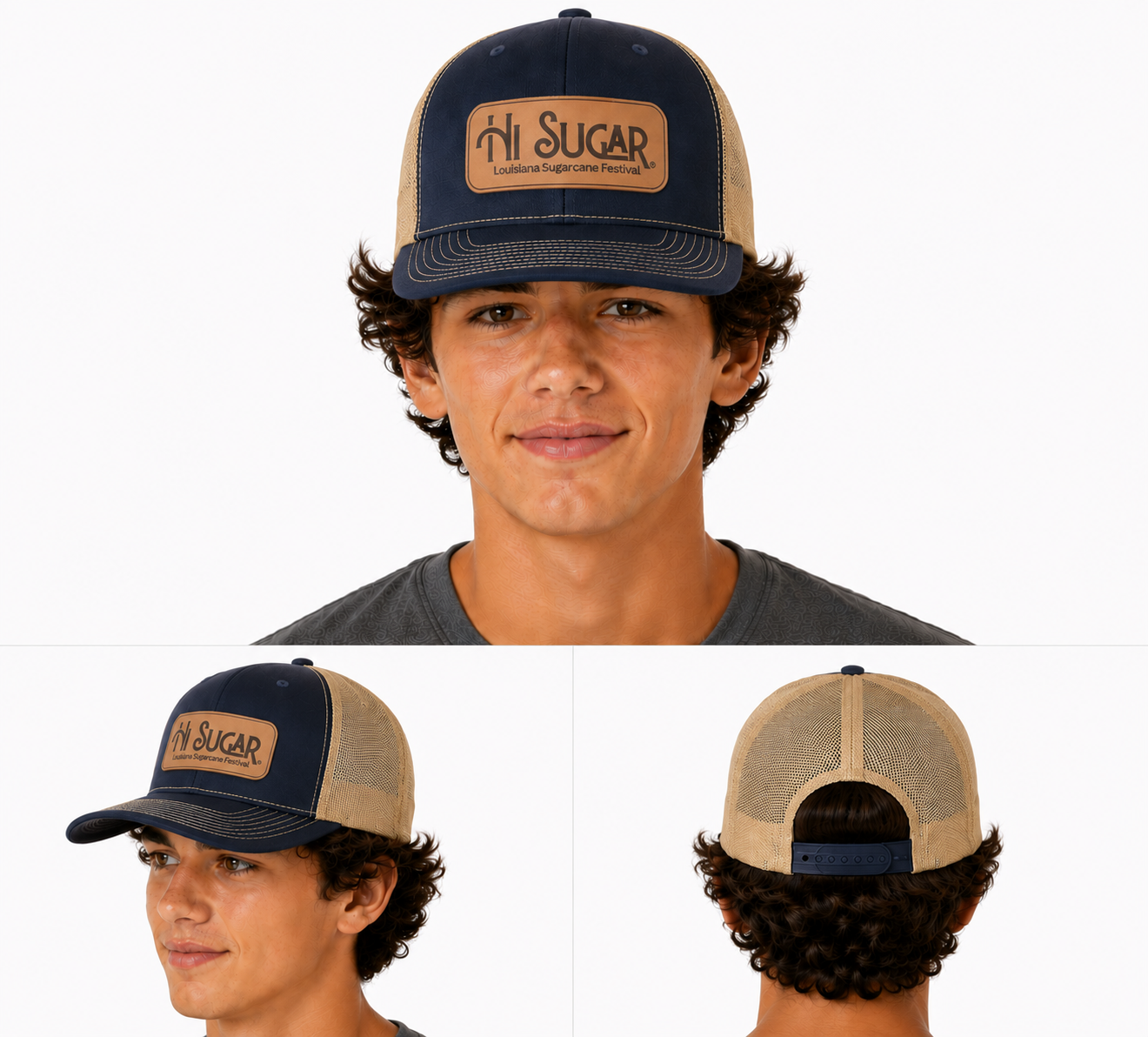 Richardson 112 Trucker Cap, 494193 Navy/Khaki