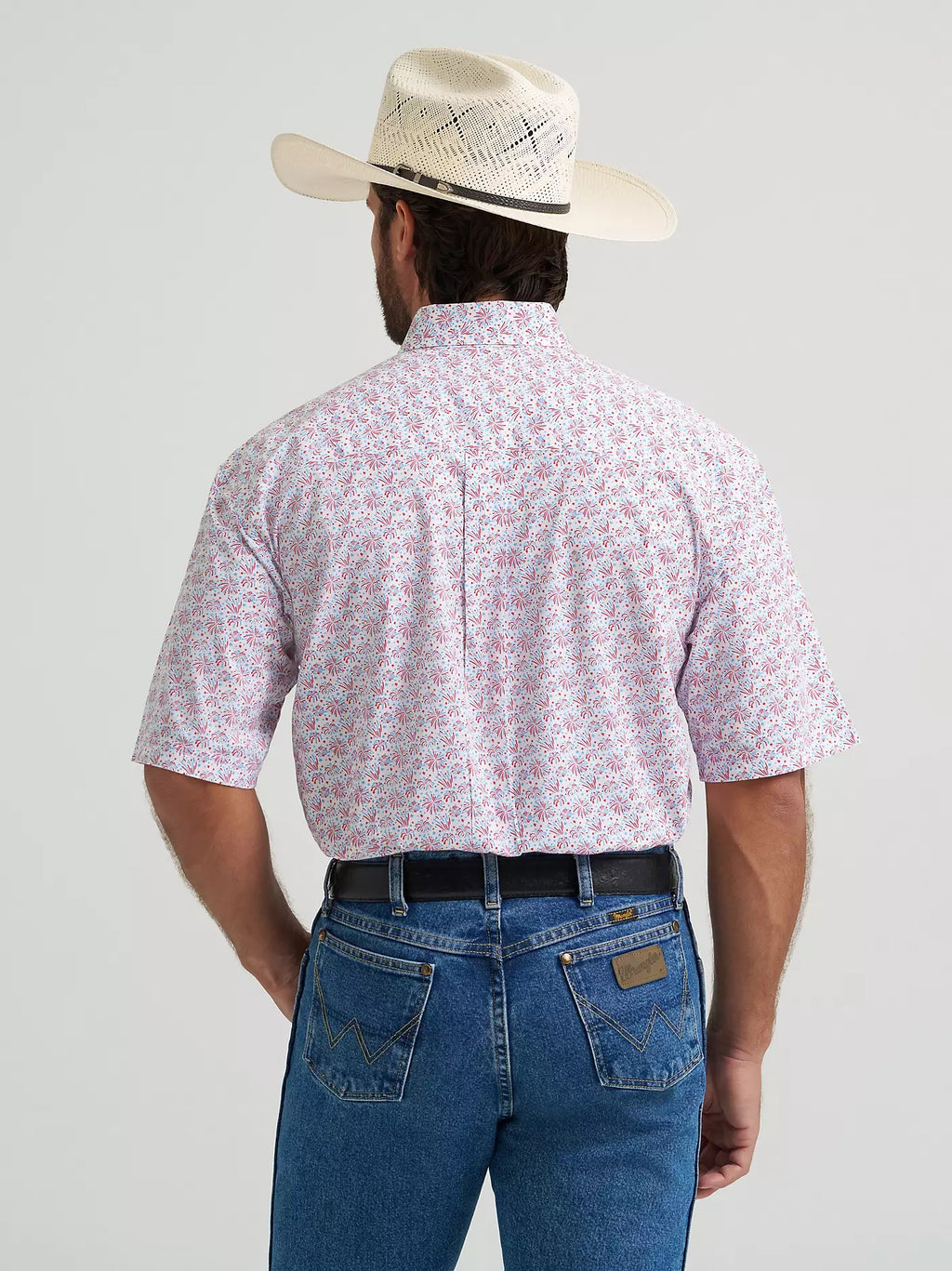 Wrangler® George Strait™ Short Sleeve One Pocket Button Down Shirt, 2379061