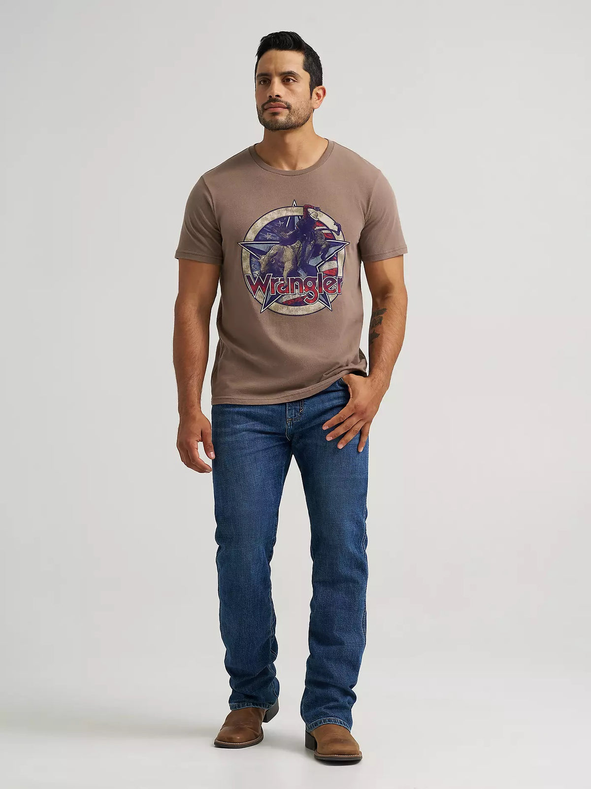 Wrangler Men's Americana Star Graphic T-Shirt, 112383933