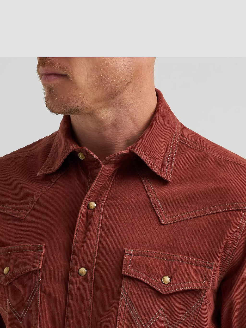 Wrangler® Men's Retro® Premium Western Snap Corduroy Shirt, 112384767