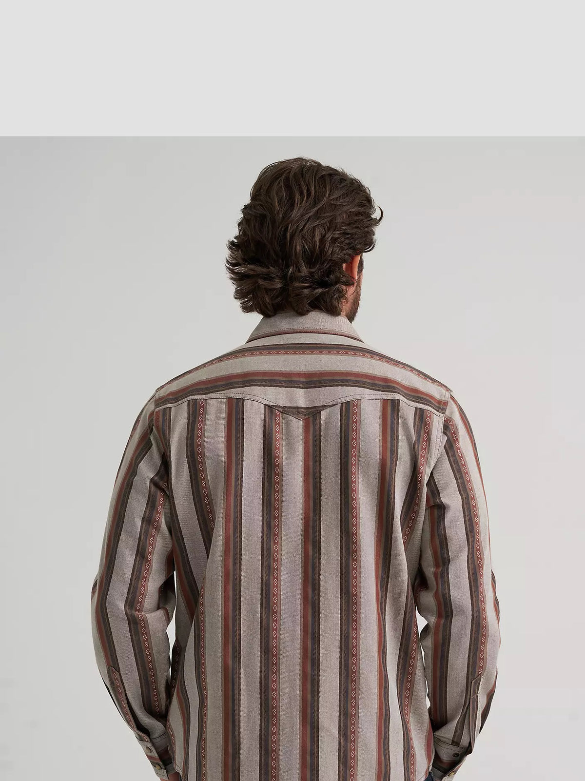 Wrangler® Men's Wrangler Retro® Premium Stripe Western Snap Shirt, 112384768