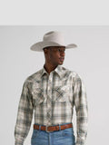 Wrangler® Men's Wrangler Retro® Long Sleeve Sawtooth Snap Pocket Western Shirt, 112385600