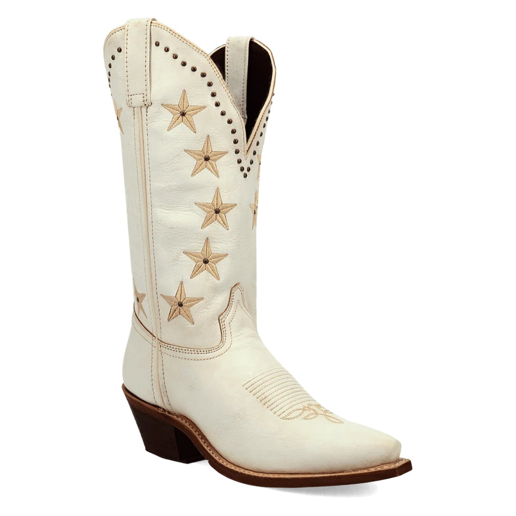 Laredo Women's Serenade Patriotic Snip Toe Pull On Casual Boots, 20091