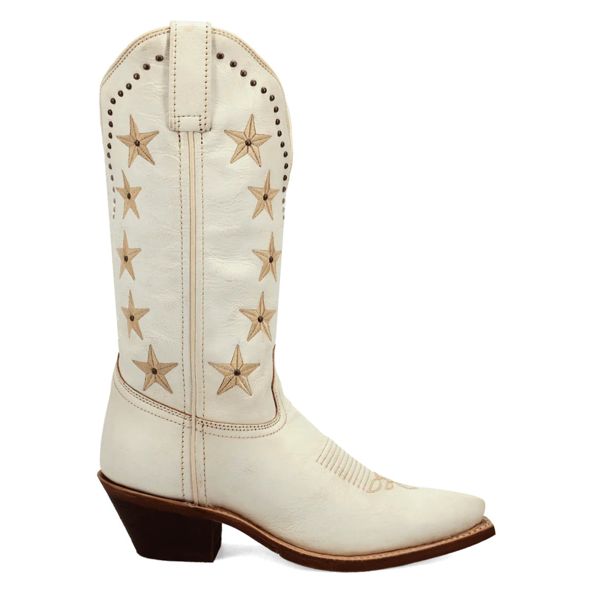 Laredo Women's Serenade Patriotic Snip Toe Pull On Casual Boots, 20091