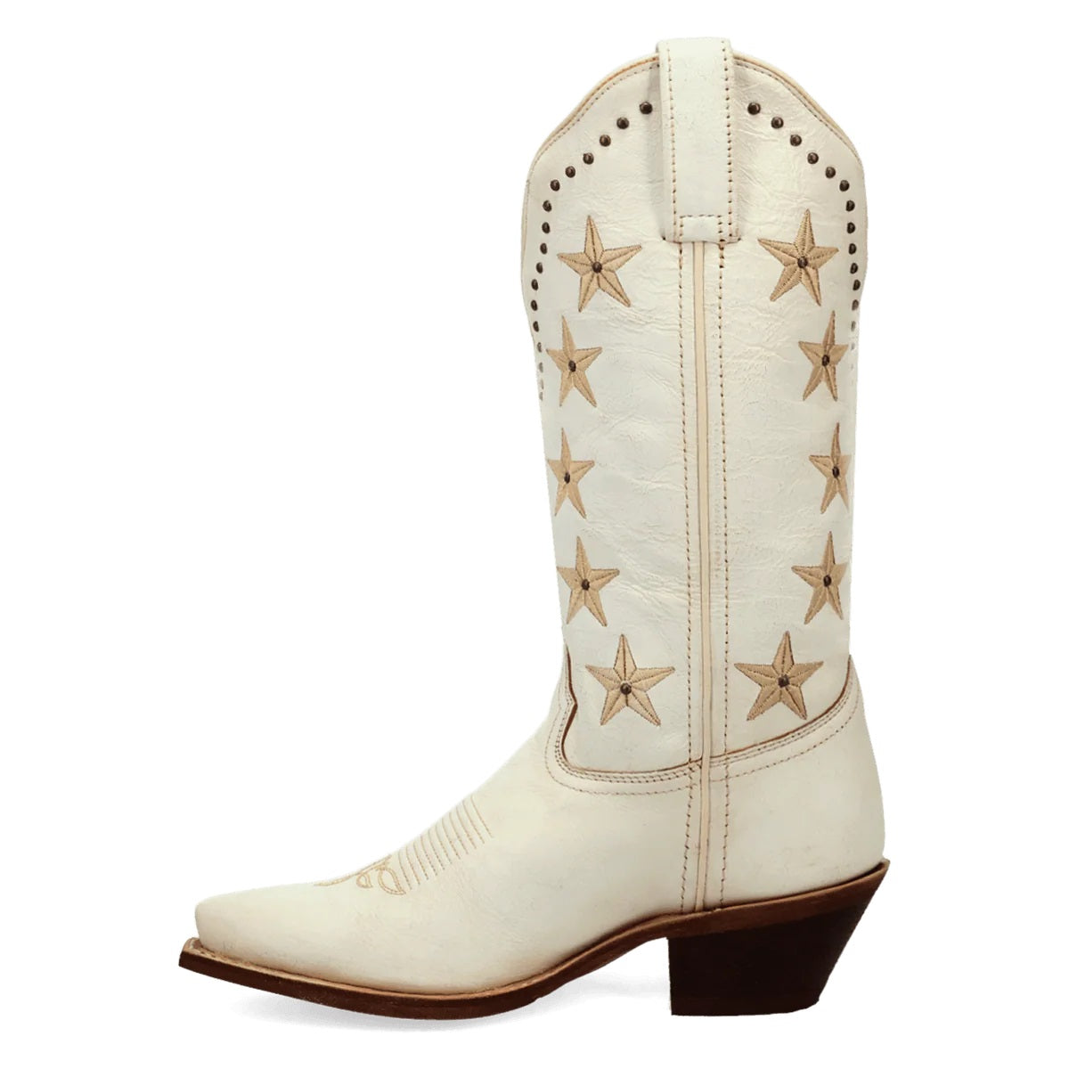 Laredo Women's Serenade Patriotic Snip Toe Pull On Casual Boots, 20091