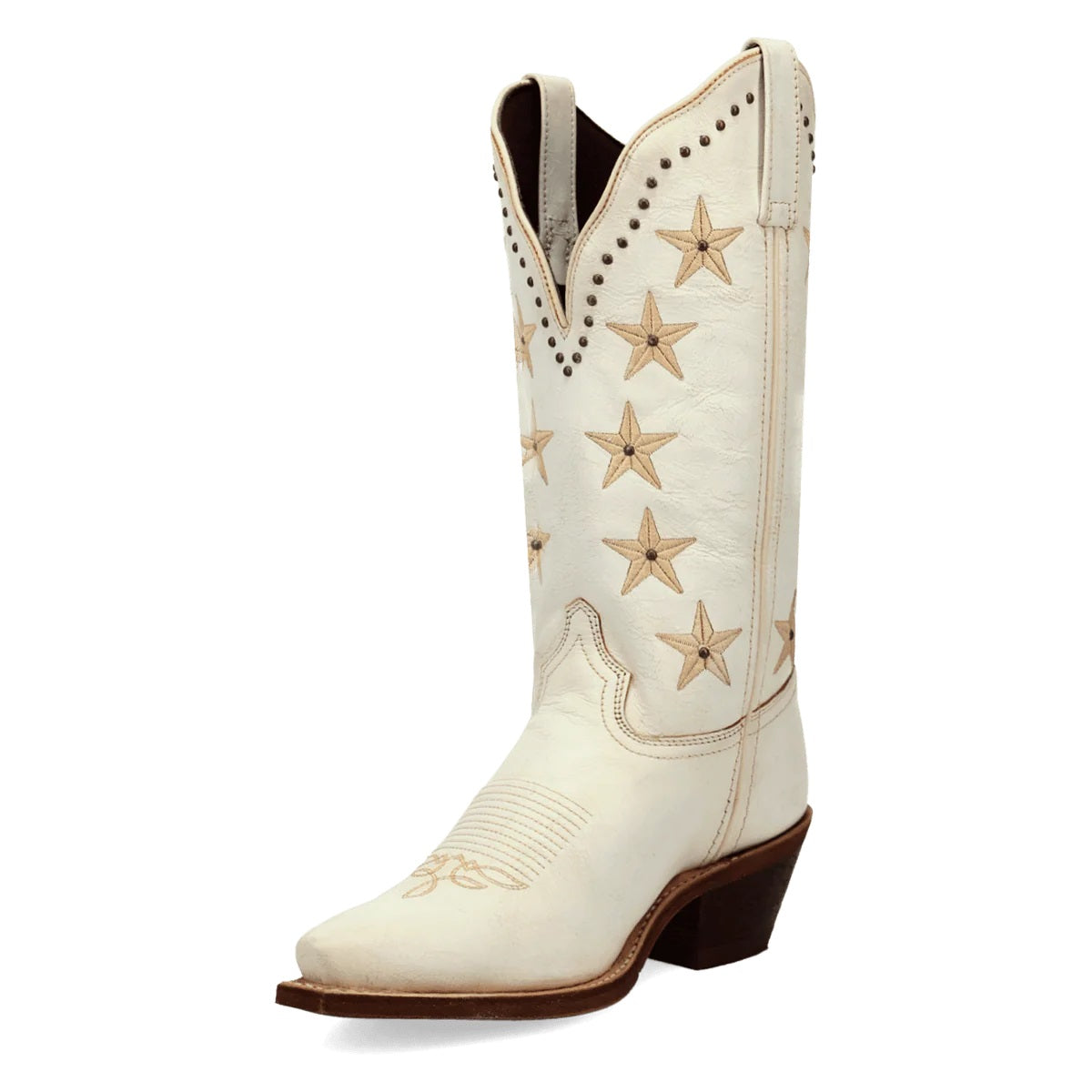 Laredo Women's Serenade Patriotic Snip Toe Pull On Casual Boots, 20091