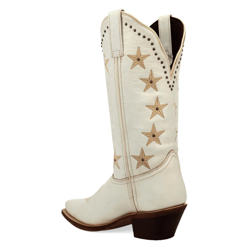 Laredo Women's Serenade Patriotic Snip Toe Pull On Casual Boots, 20091