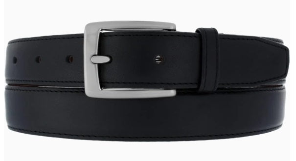 Men's Norton Dress Satin Buckle Belt, Black 20303