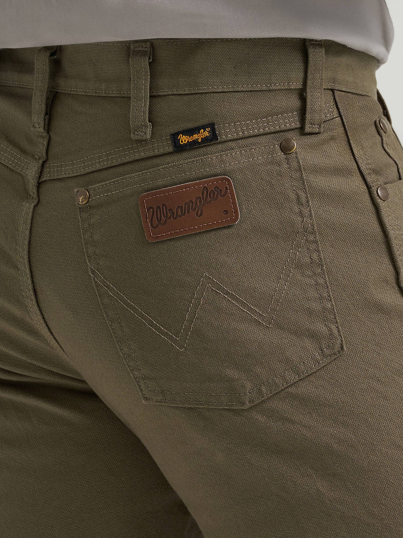 Wrangler® Premium Performance Tough Comfort Cowboy Cut® Regular Fit Canvas Jean, 2361552