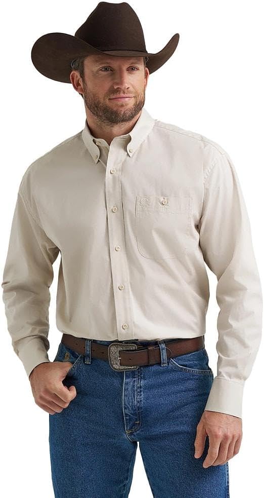 Wrangler Men's George Strait Stone Shirt, 2369608