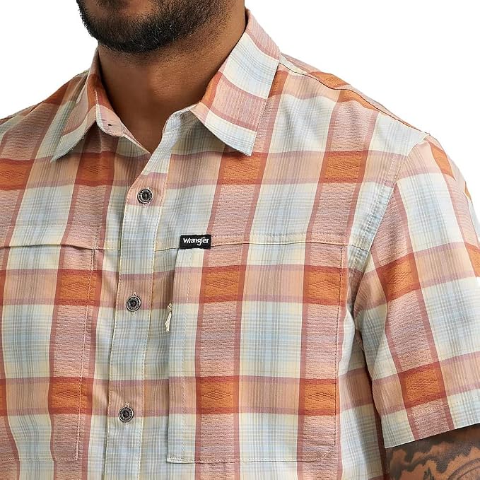 Wrangler Men's All Terrain Gear Men's Hike Shirt, 2375102
