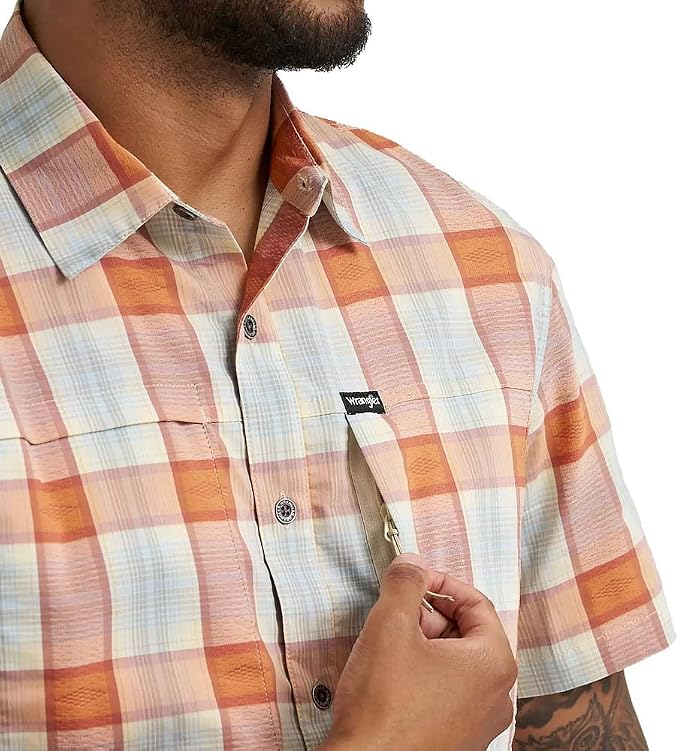 Wrangler Men's All Terrain Gear Men's Hike Shirt, 2375102