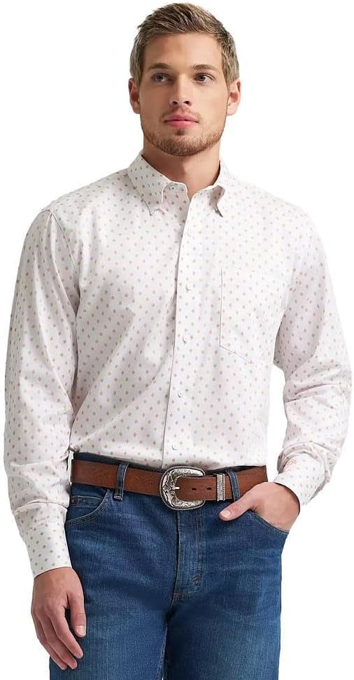 Wrangler Men's Cody Johnson One Pocket Button Down Shirt, 2378972