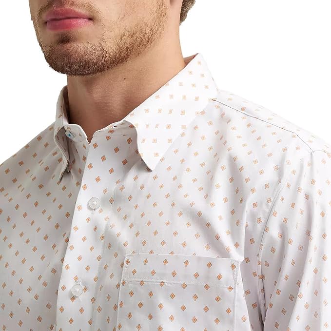 Wrangler Men's Cody Johnson One Pocket Button Down Shirt, 2378972