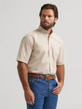 Wrangler® Men's George Strait™ Short Sleeve Two Pocket Button Down Shirt, 2379065