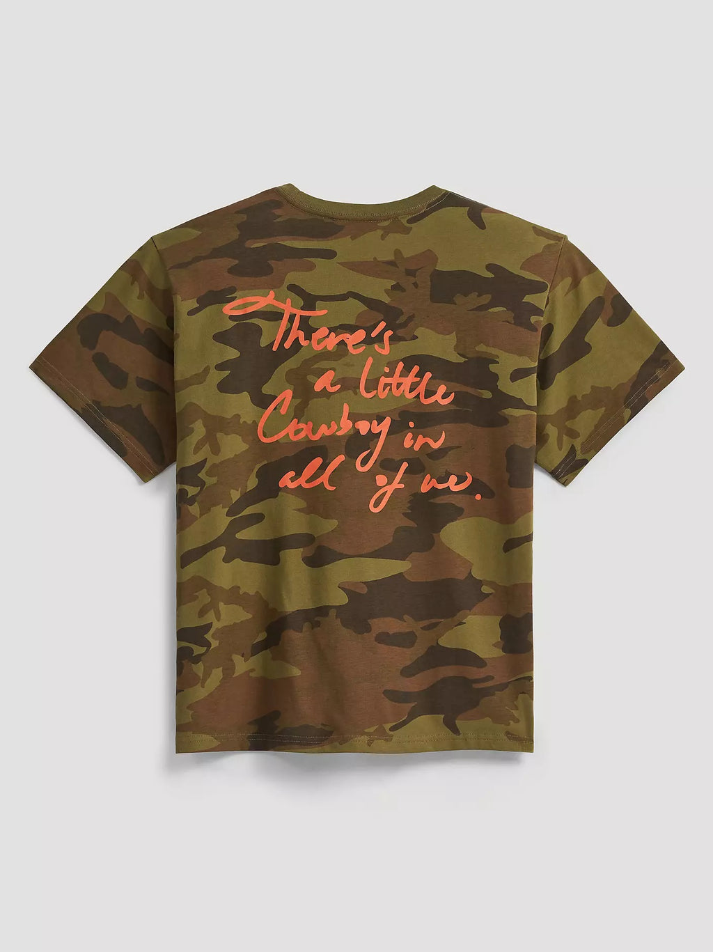 Wrangler Women's Cowboy Camo Girlfriend Graphic Tee, 384029