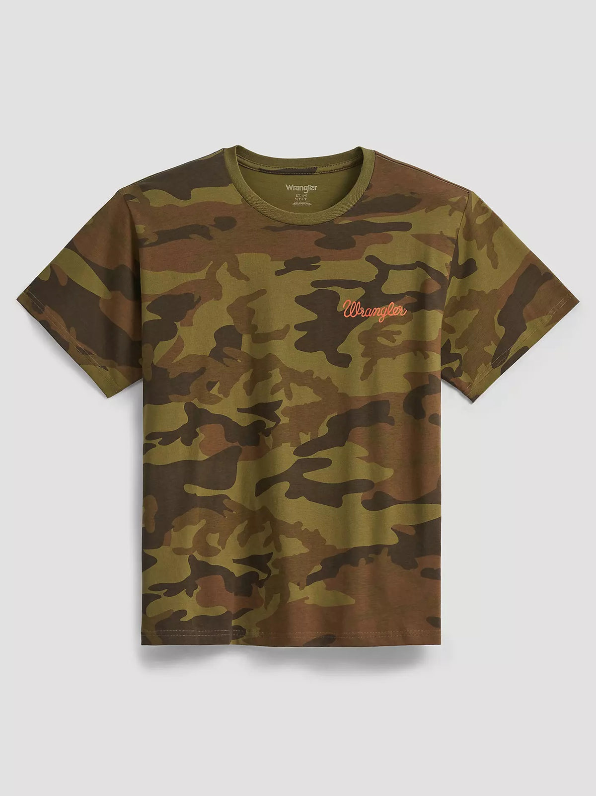 Wrangler Women's Cowboy Camo Girlfriend Graphic Tee, 384029