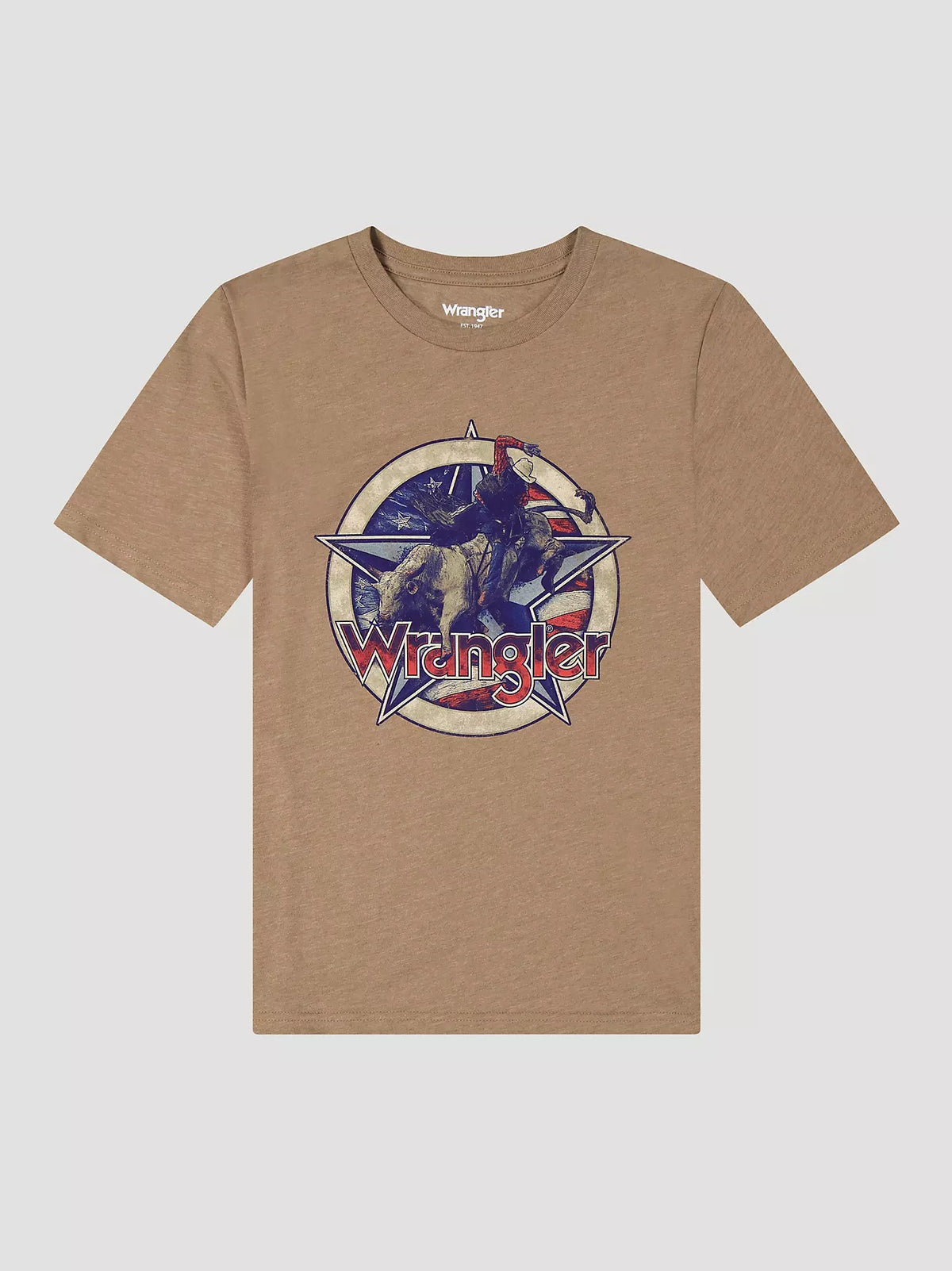 Wrangler Boy's Americana Star Graphic T-Shirt, 384127