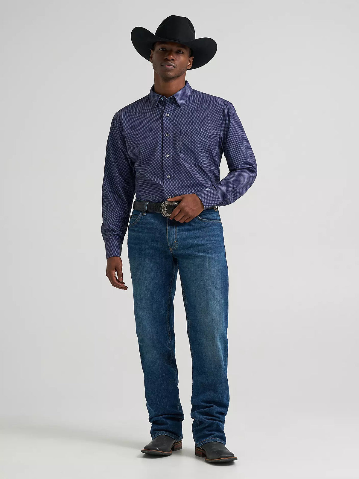 Wrangler Men's Cody Johnson Performance Button Down Shirt, 385476