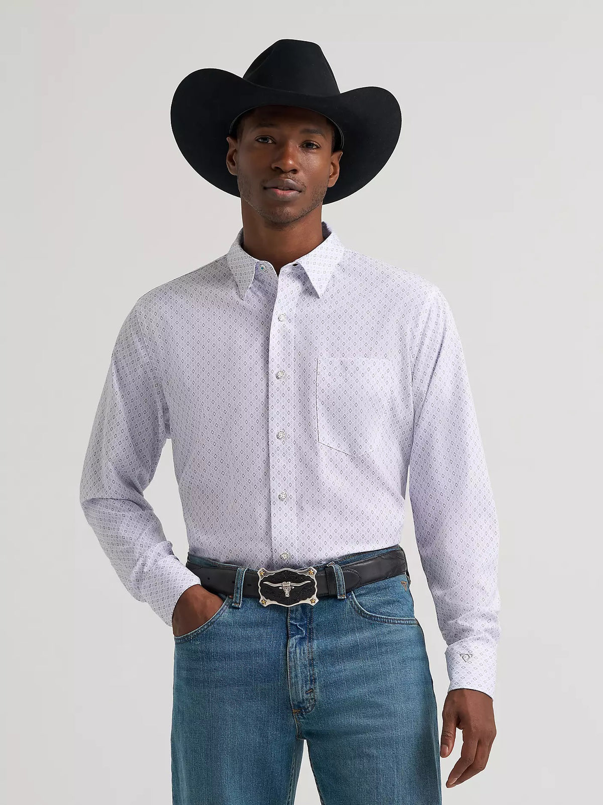 Wrangler Men's Cody Johnson Performance Button Down Shirt, 385477