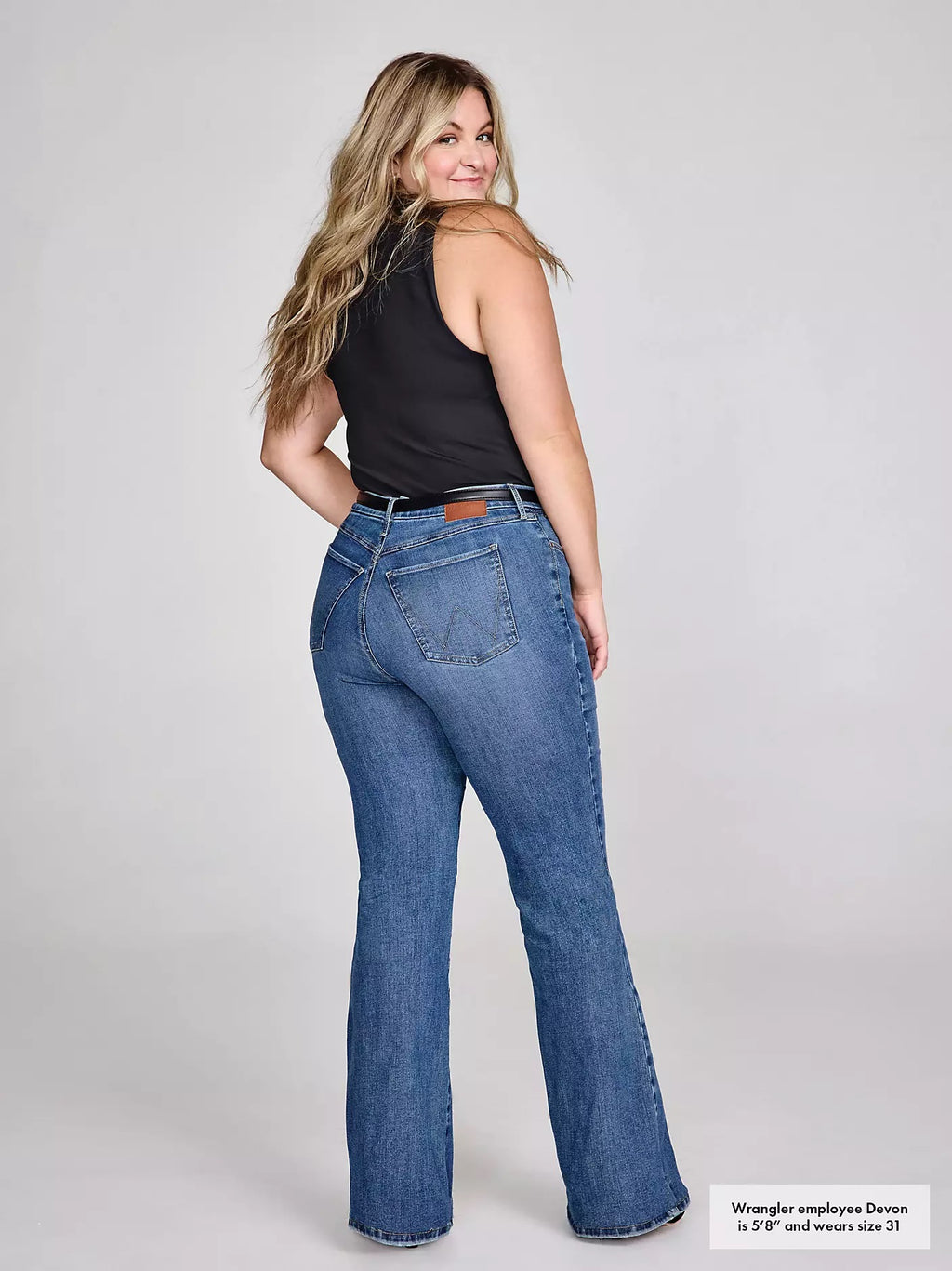 Wrangler Women's Wrangler BESPOKE High Rise Flare Jean, 385561