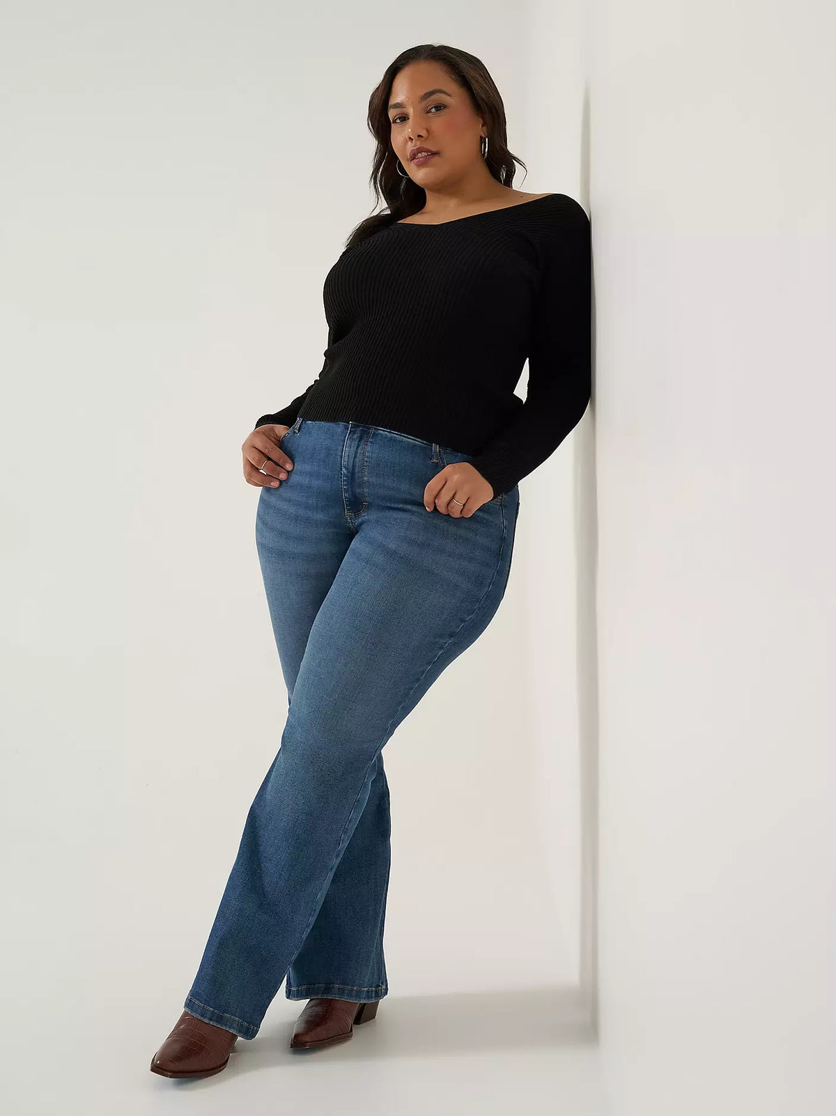 Wrangler Women's Wrangler BESPOKE High Rise Flare Jean, 385561