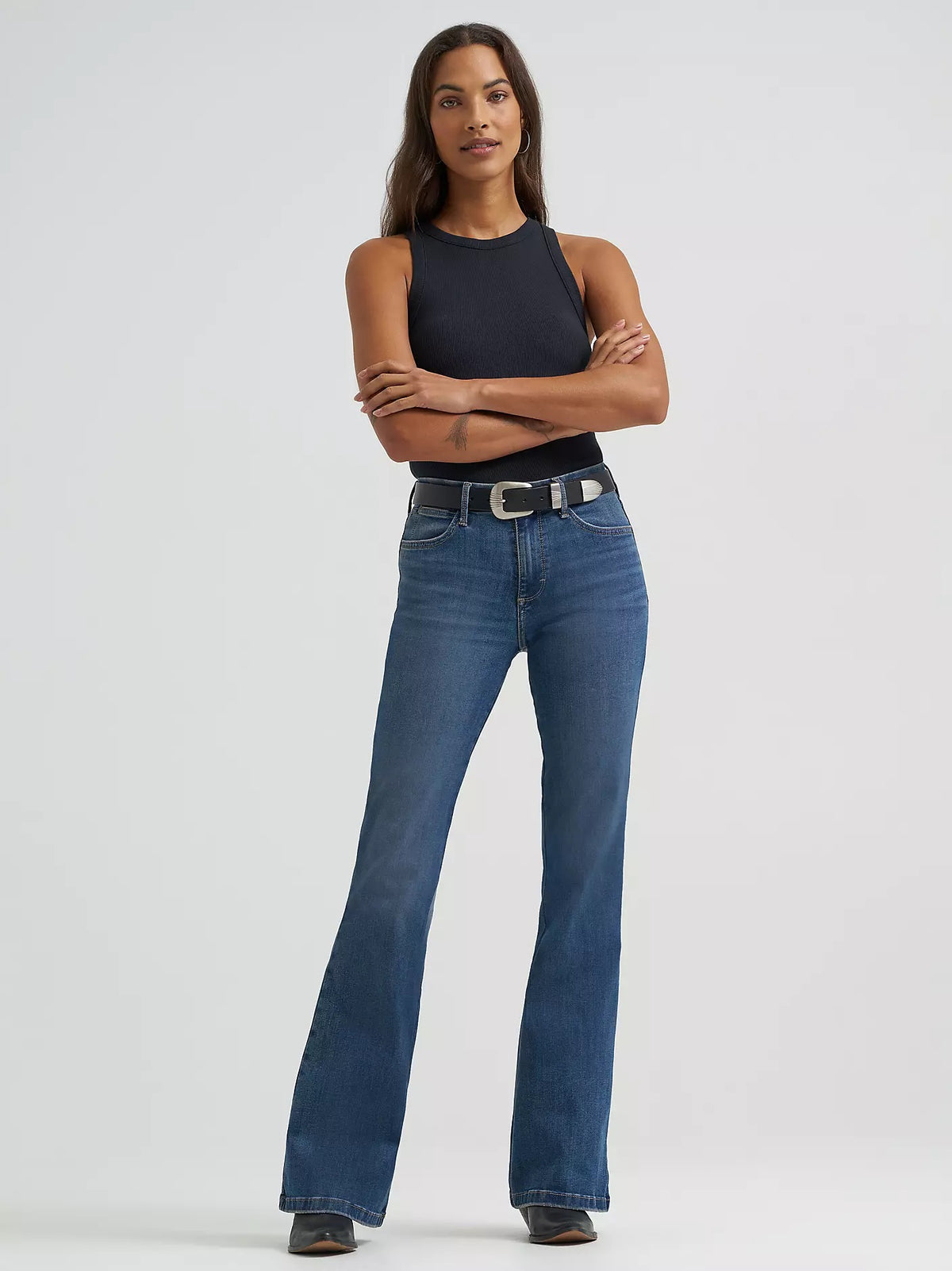 Wrangler Women's Wrangler BESPOKE High Rise Flare Jean, 385561