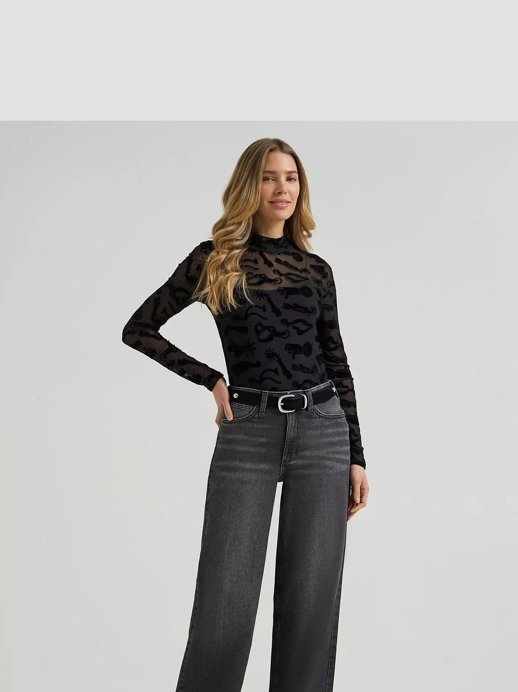 Wrangler Women's Wrangler Retro® Bailey High Rise Wide Leg Jean, 385604