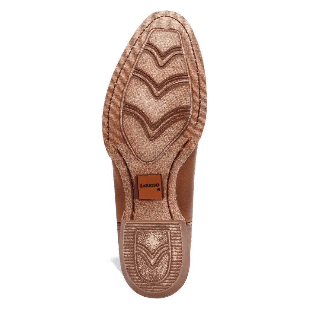Laredo Men's Novak Embroidered Round Toe Pull On Casual Boots, 70011