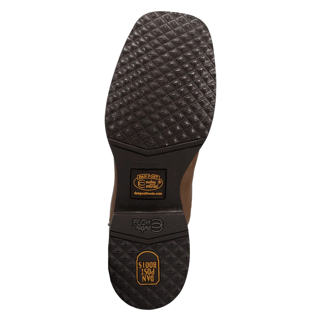 Dan Post Boots Men's Royston Leather Square Toe Pull On Boots, DP5271