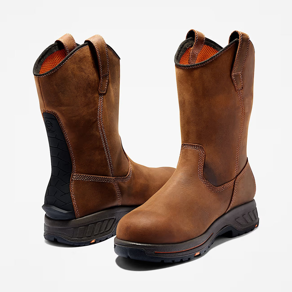 Timberland PRO® Men's Helix HD Pull On Composite Toe Waterproof Work Boot, A1XFX