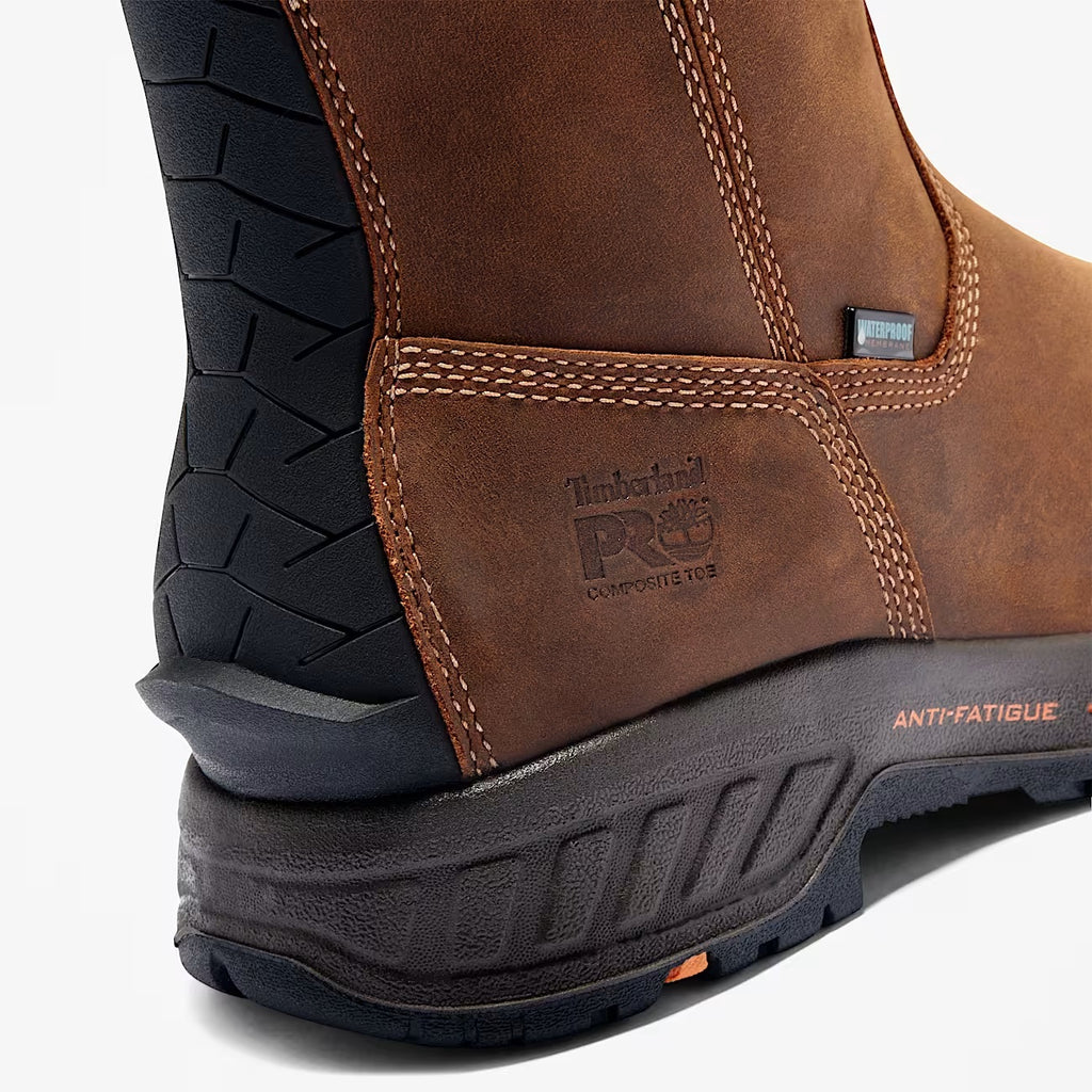 Timberland PRO® Men's Helix HD Pull On Composite Toe Waterproof Work Boot, A1XFX