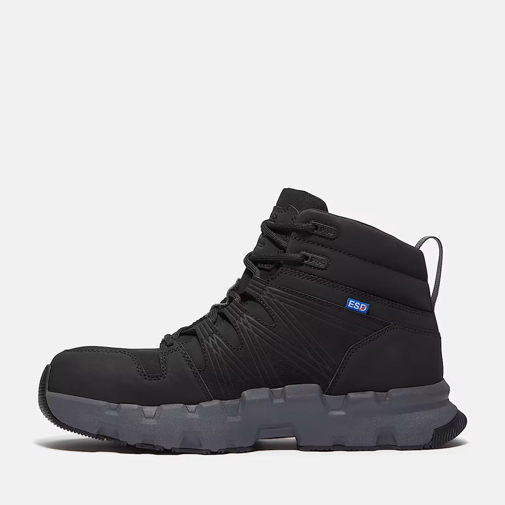 Timberland Men's Powertrain EV Mid Composite Toe SD10 Work Sneaker TB0A63K3