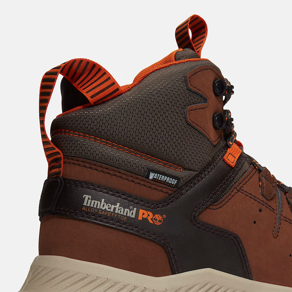 Timberland Men's Tempe 6" Alloy Toe Waterproof Work Boot A67G3EPB